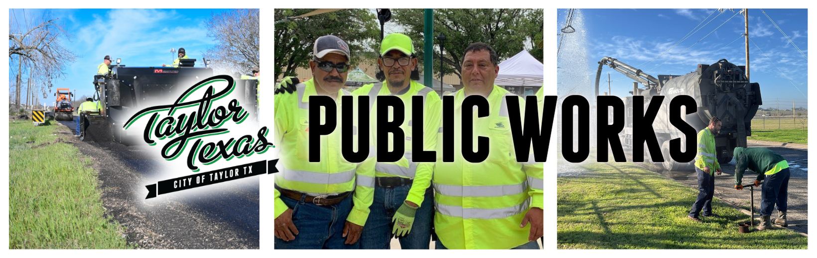 Public Works Website Banner